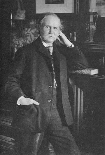 Alfred Marshall, photographed by Elliott and Fry, around 1891