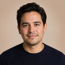 Synthetic founder profile photo