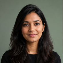 Synthetic founder profile photo