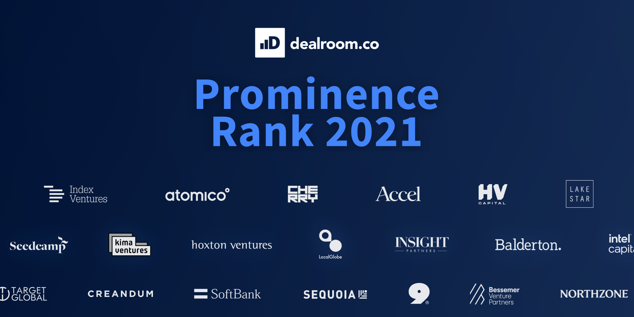 Ranked: the most prominent VC investors 2021 | Dealroom.co